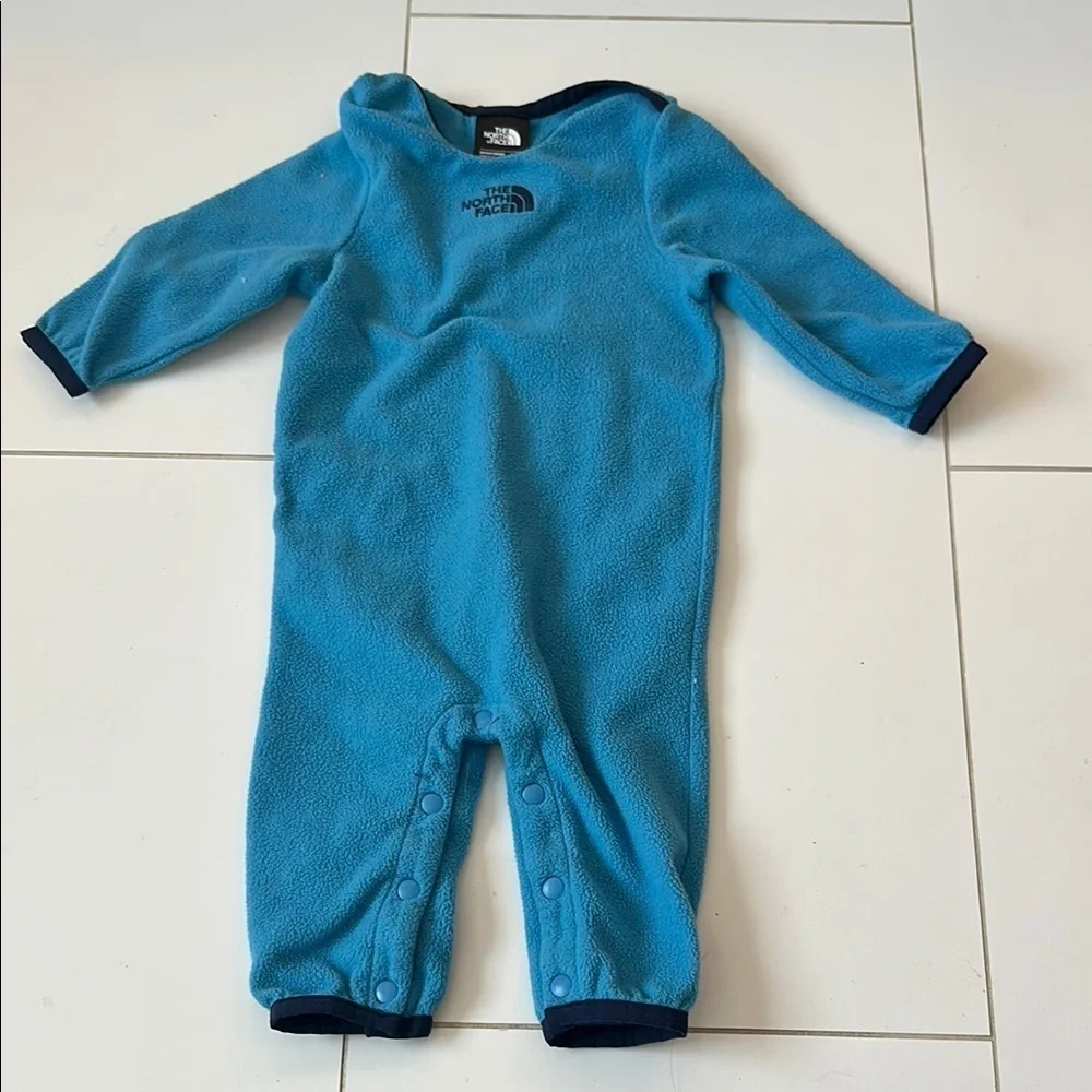 The North Face Blue Kids One Piece 3/6 baby boy